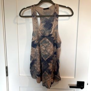 Soft sheer knitted tank